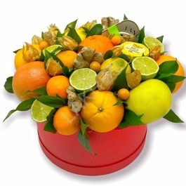 Шляпная коробка Цитрус